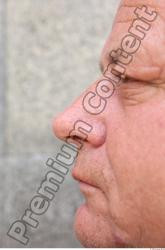 Nose Head Man Casual Slim Overweight Street photo references